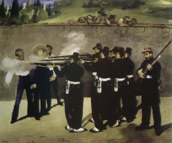 Edouard Manet the execution of maximilian oil painting picture